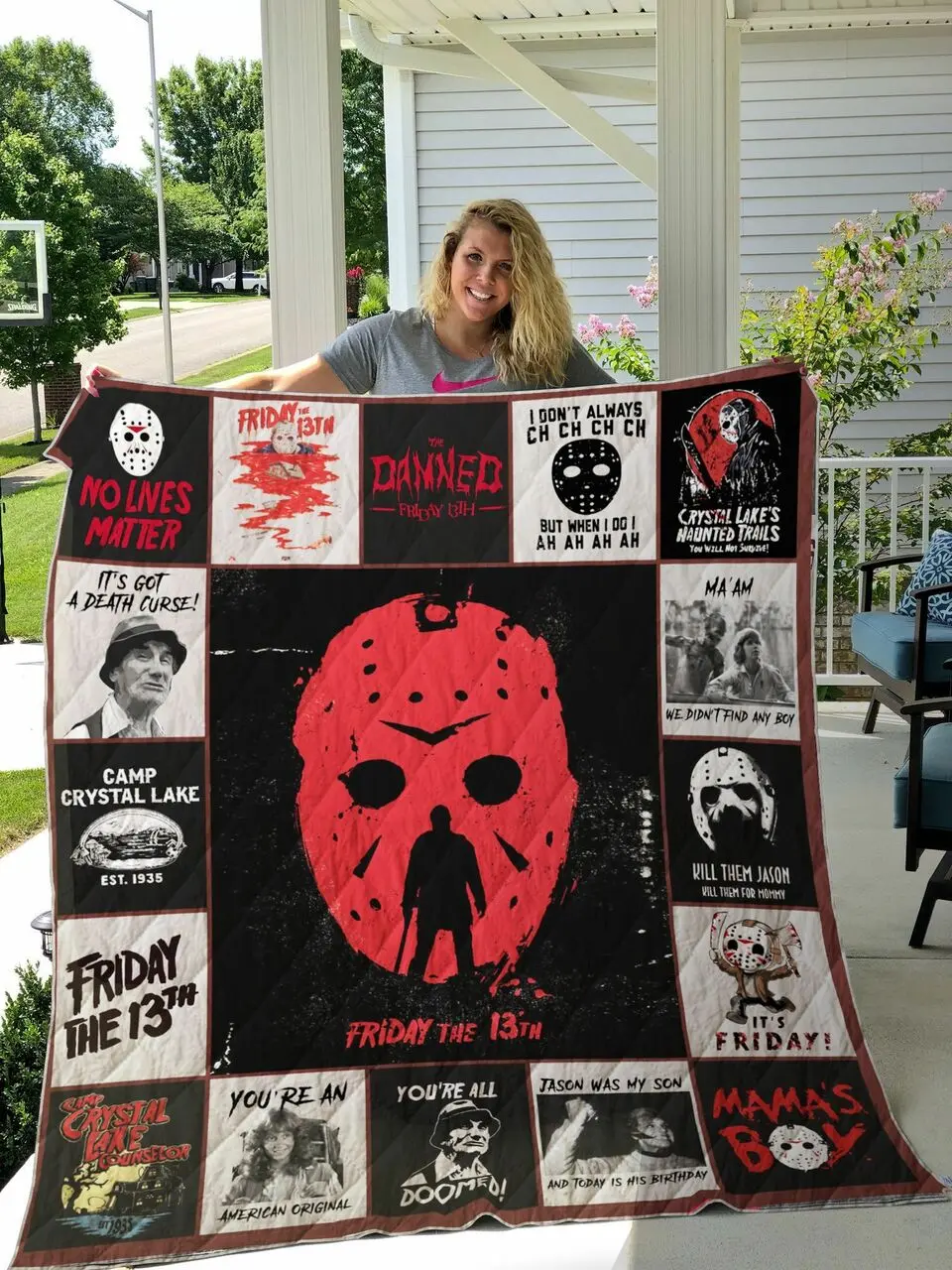 Friday The 13Th Quilt Blanket For Fans Ver 17 2 and Home Decor