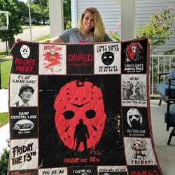 Friday The 13Th Quilt Blanket For Fans Ver 17 2 and Home Decor