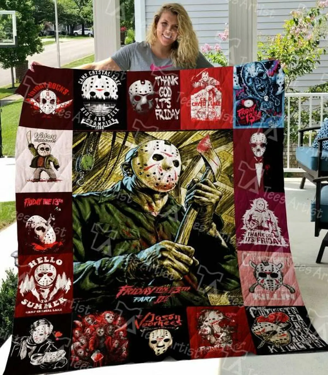 Friday The 13Th Quilt Blanket M120648 Quilt and Home Decor