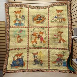 Friend Fox Quilt and Home Decor