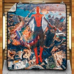 Friendly Neighborhood Hero Quilt Blanket and Home Decor