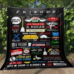 Friends Blanket Quilt and Home Decor