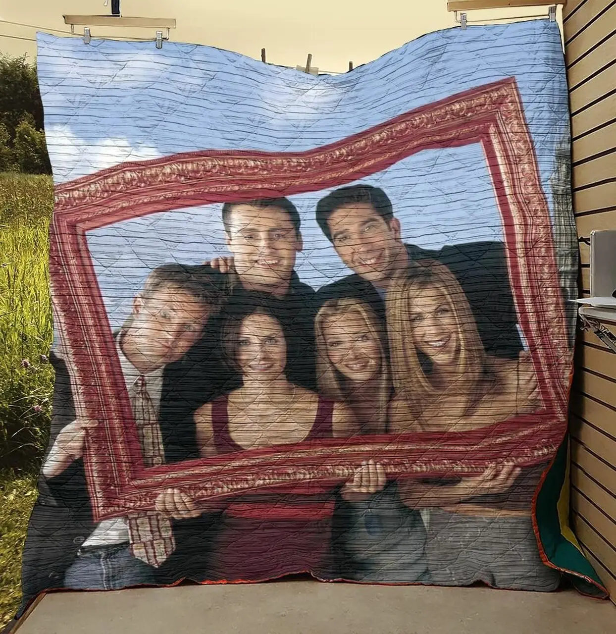 Friends Oh London Quilt Blanket and Home Decor