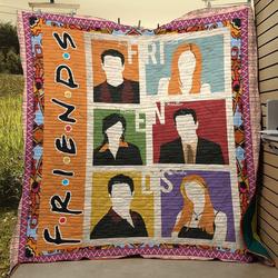 Friends Tv Series - Main Characters Quilt Blanket and Home Decor