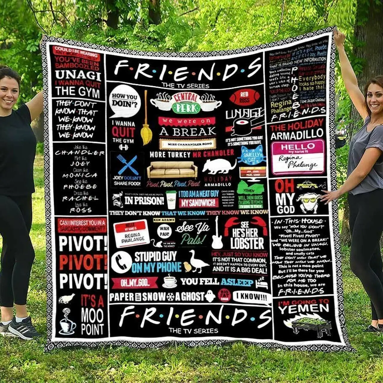 Friends Tv Show HVT1309103 Quilt Blanket and Home Decor