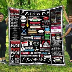 Friends Tv Show HVT1309103 Quilt Blanket and Home Decor