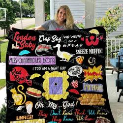 Friends Tv Show Quilt Blanket 01928 and Home Decor