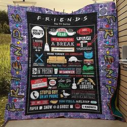Friends Tv Show X Amp 8211 Funniest Moments Quilt Blanket and Home Decor