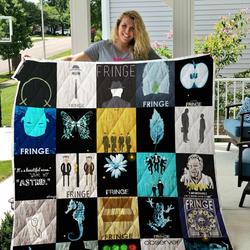 Fringe Quilt Blanket and Home Decor