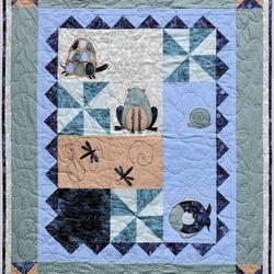 Frog Cla1110294Q Quilt Blanket and Home Decor