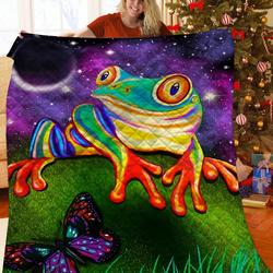 Frog Quilt Gfd and Home Decor