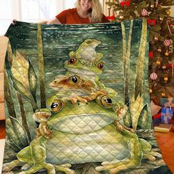 Frog Quilt Gfi and Home Decor