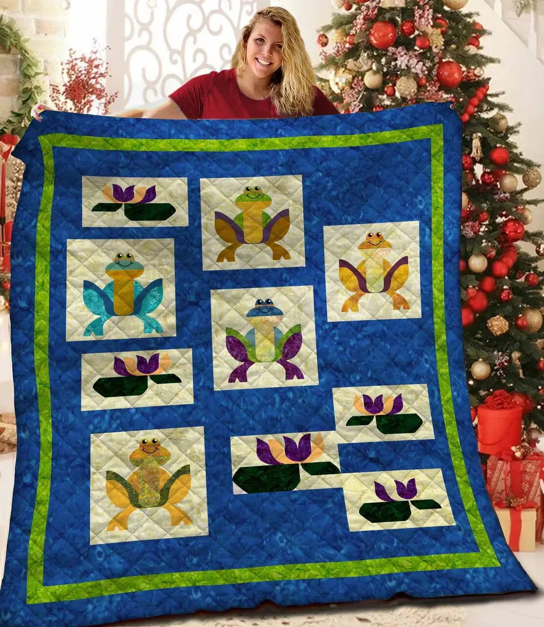 Frog Quilt Ggc and Home Decor