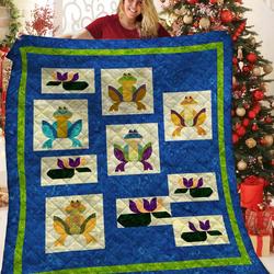 Frog Quilt Ggc and Home Decor