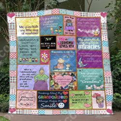 From Grandma With Love DHCDHC DT2210 Quilt Blanket and Home Decor