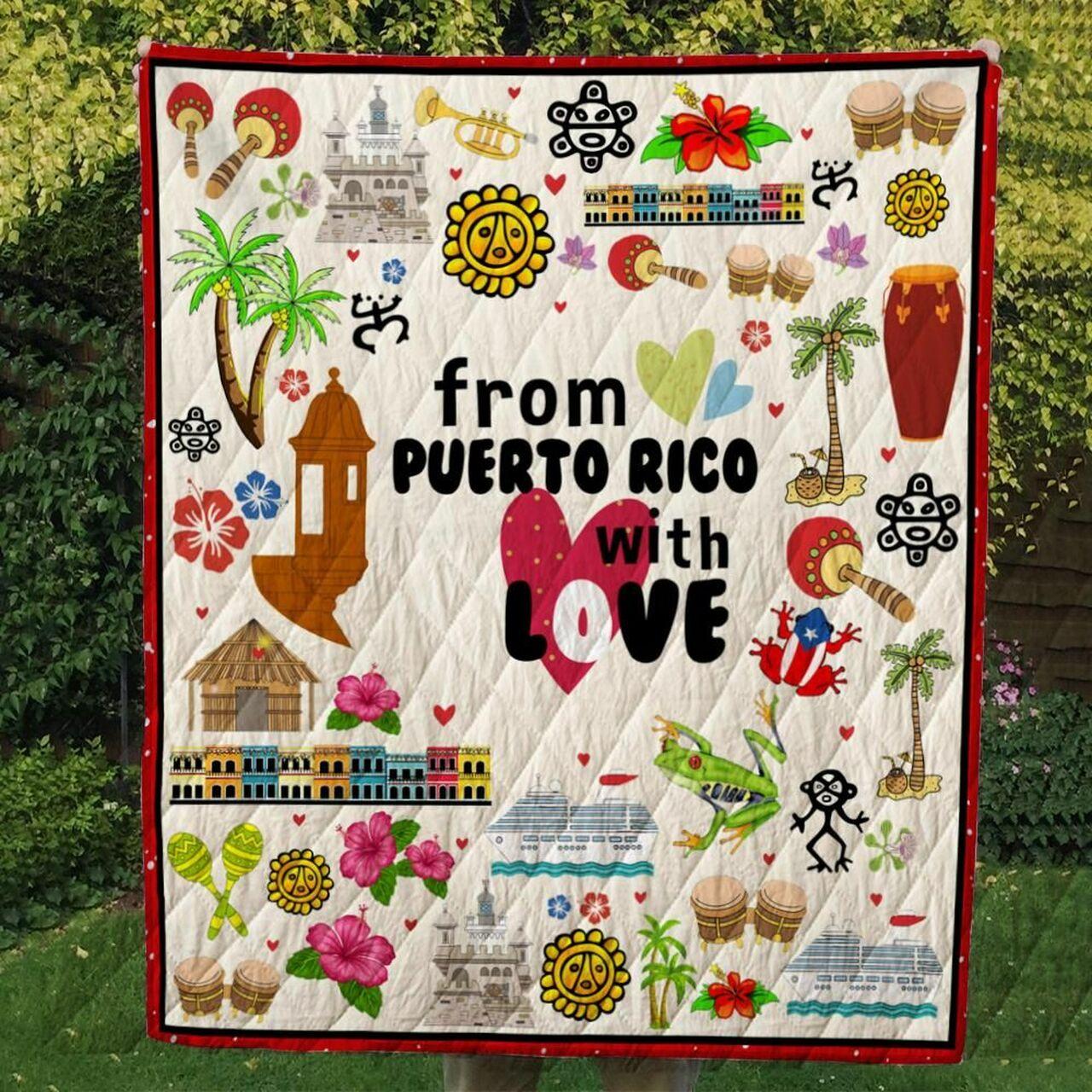 From Puerto Rico Cl14100220Mdq Quilt Blanket and Home Decor
