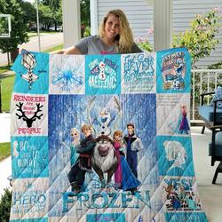 Frozen Quilt Blanket and Home Decor
