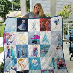 Frozen Quilt Blanket For Fans and Home Decor