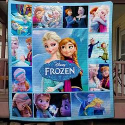 Frozen Quilt Blanket Hvt220504  Quilt and Home Decor