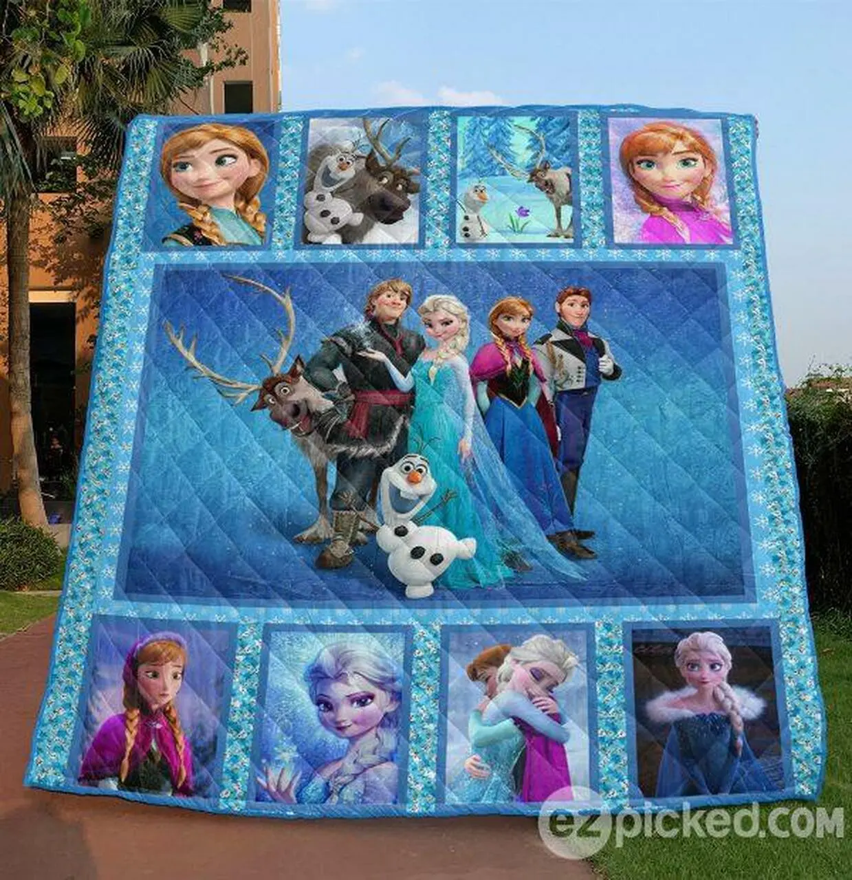 Frozen Quilt Blanket Vq06 Quilt and Home Decor