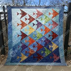 Fun Fisshy Quilt Blanket Tt99  Quilt and Home Decor