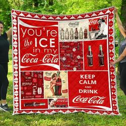 Funny Coca-Cola Soft Drink Lover Quilt and Home Decor