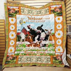 Funny Cows Quilt Blanket ABC07113947 and Home Decor