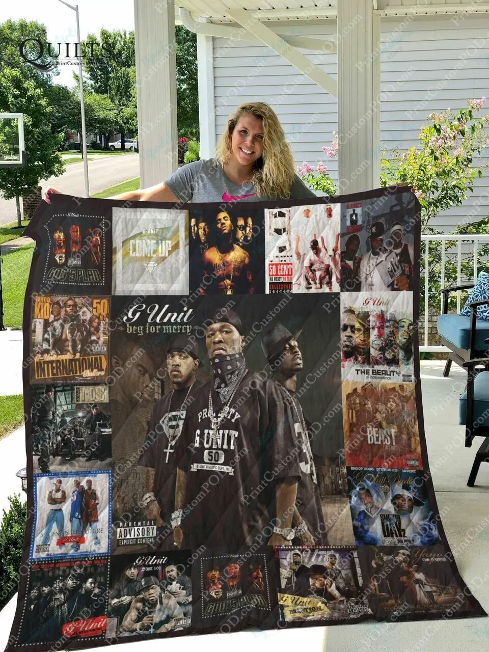 G Unit Albums Quilt Blanket For Fans Ver 17 and Home Decor