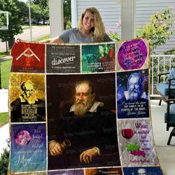 Galileo Galilei Quilt Blanket 01 and Home Decor