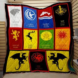Game Of Thrones Cool Quilt V1 and Home Decor