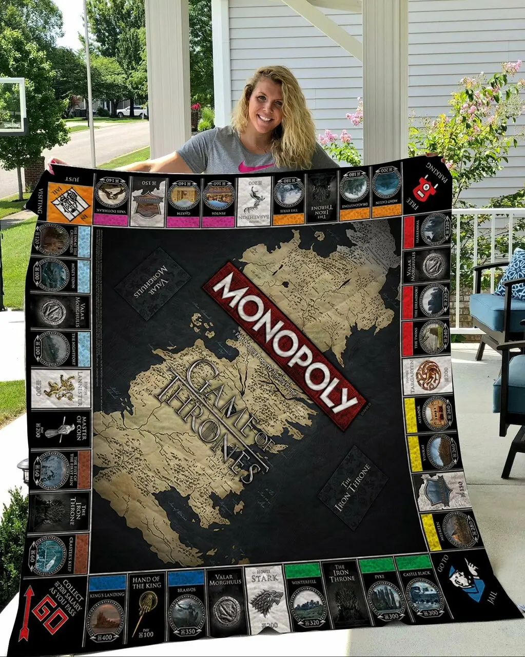 Game Of Thrones Fabric Quilt and Home Decor