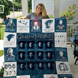 Game Of Thrones Quilt Blanket For Fans Ver 17-1 and Home Decor