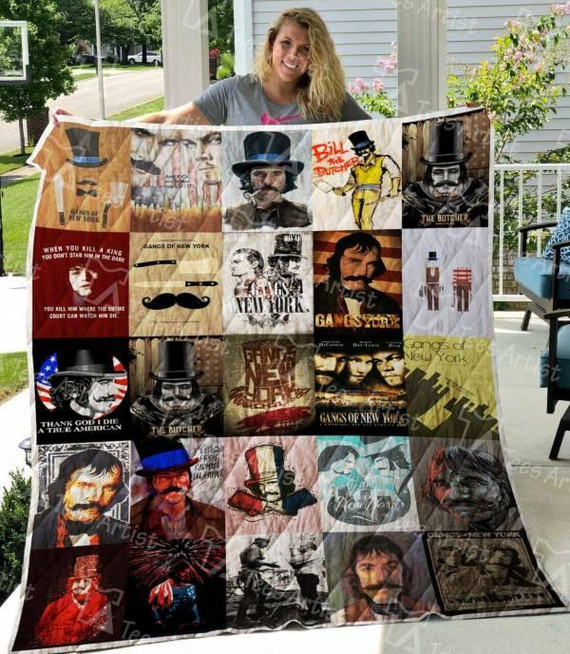 Gangs Of New York Quilt Blanket M120647 Quilt and Home Decor