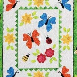 Garden Frolic Cla1710365Q Quilt Blanket and Home Decor
