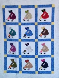 Garden Girl Cla1810285Q Quilt Blanket and Home Decor