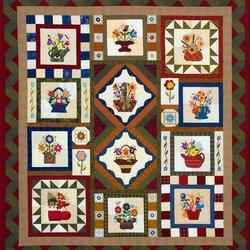Gardening Basket Quilt Abg24176 Fuct40908 and Home Decor