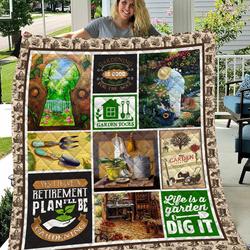 Gardening Lover Quilt Oah and Home Decor