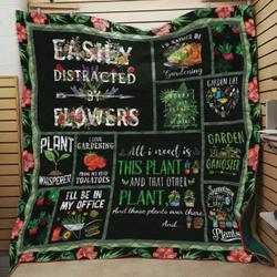Gardening Theme All I Need Is That Plant Quilt Blanket Great Customized Blanket Gifts For Birthday Christmas Thanksgiving and Home Decor