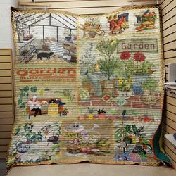 Gardening To Plant A Garden Is To Believe In Tommorrow Quilt Blanket Great Customized Blanket Gifts For Birthday Christmas Thanksgiving and Home Decor