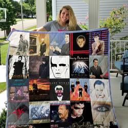 Gary Numan Quilt Blanket and Home Decor
