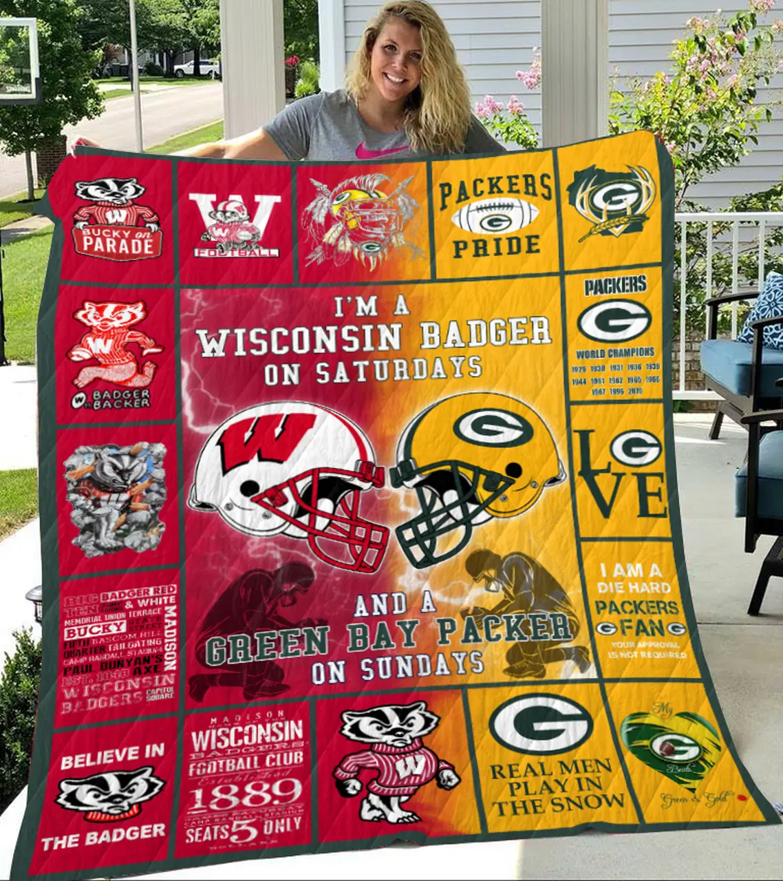 Gbp-Wb 3D Premium Quilt and Home Decor