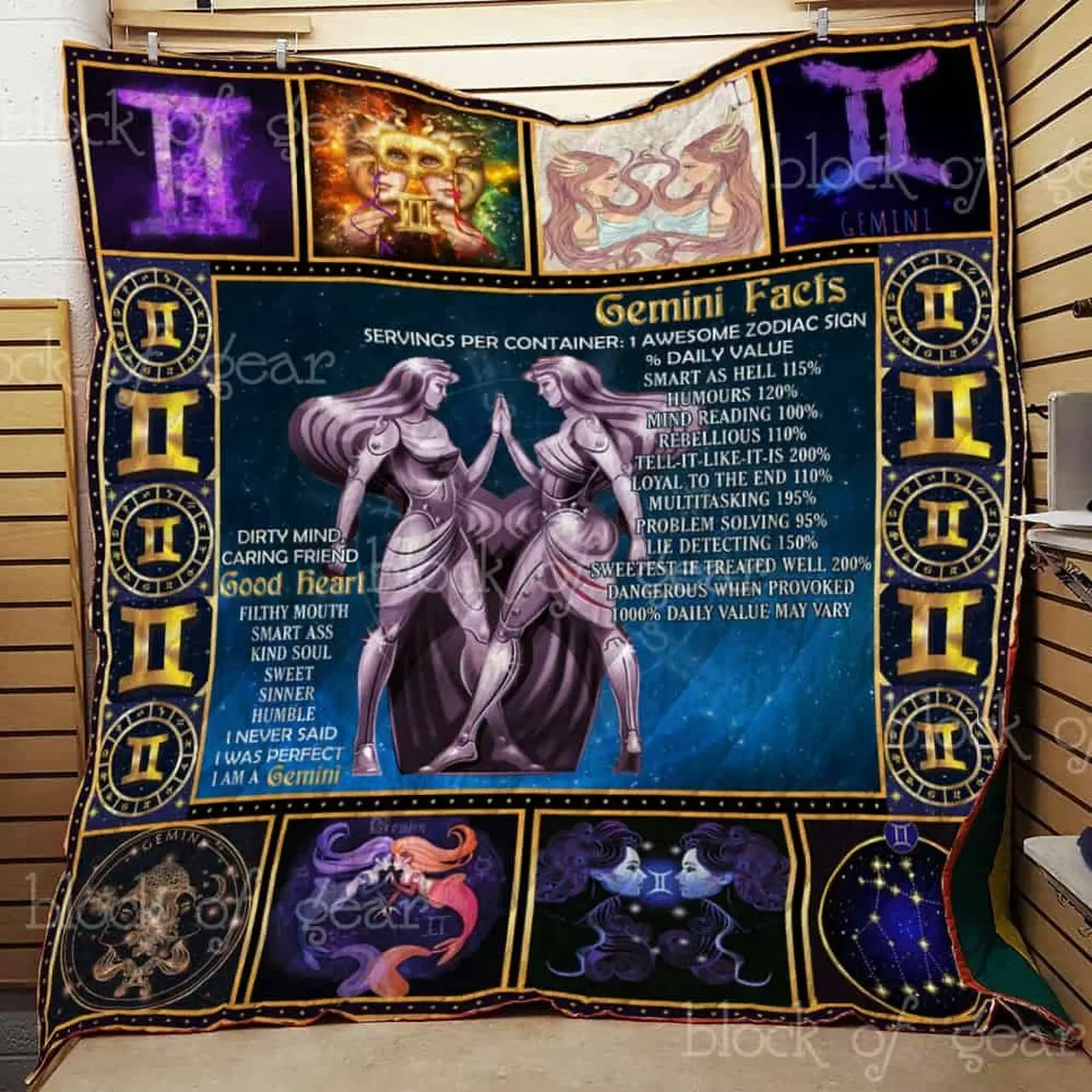 Gemini Cl22100217Mdq Quilt Blanket and Home Decor