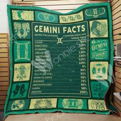 Gemini Horosco Quilt Blanket Dhc03021438Td and Home Decor