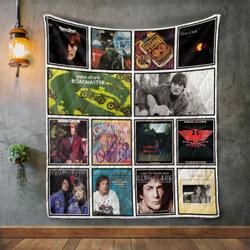 Gene Clark Album Covers Quilt Blanket and Home Decor