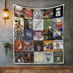 Gentle Giant Album Covers Quilt Blanket and Home Decor