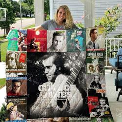 George Jones Quilt Blanket 0870 and Home Decor