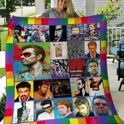 George Michael Quilt Blanket Hvt060626  Quilt and Home Decor