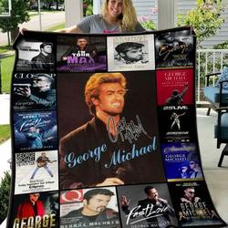 George Michael Quilt Blanket Hvt070620  Quilt and Home Decor