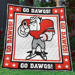 Georgia Bulldogs B1309145 Quilt Blanket and Home Decor