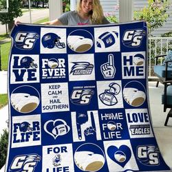 Georgia Southern Eagles V2 Quilt Blanket and Home Decor